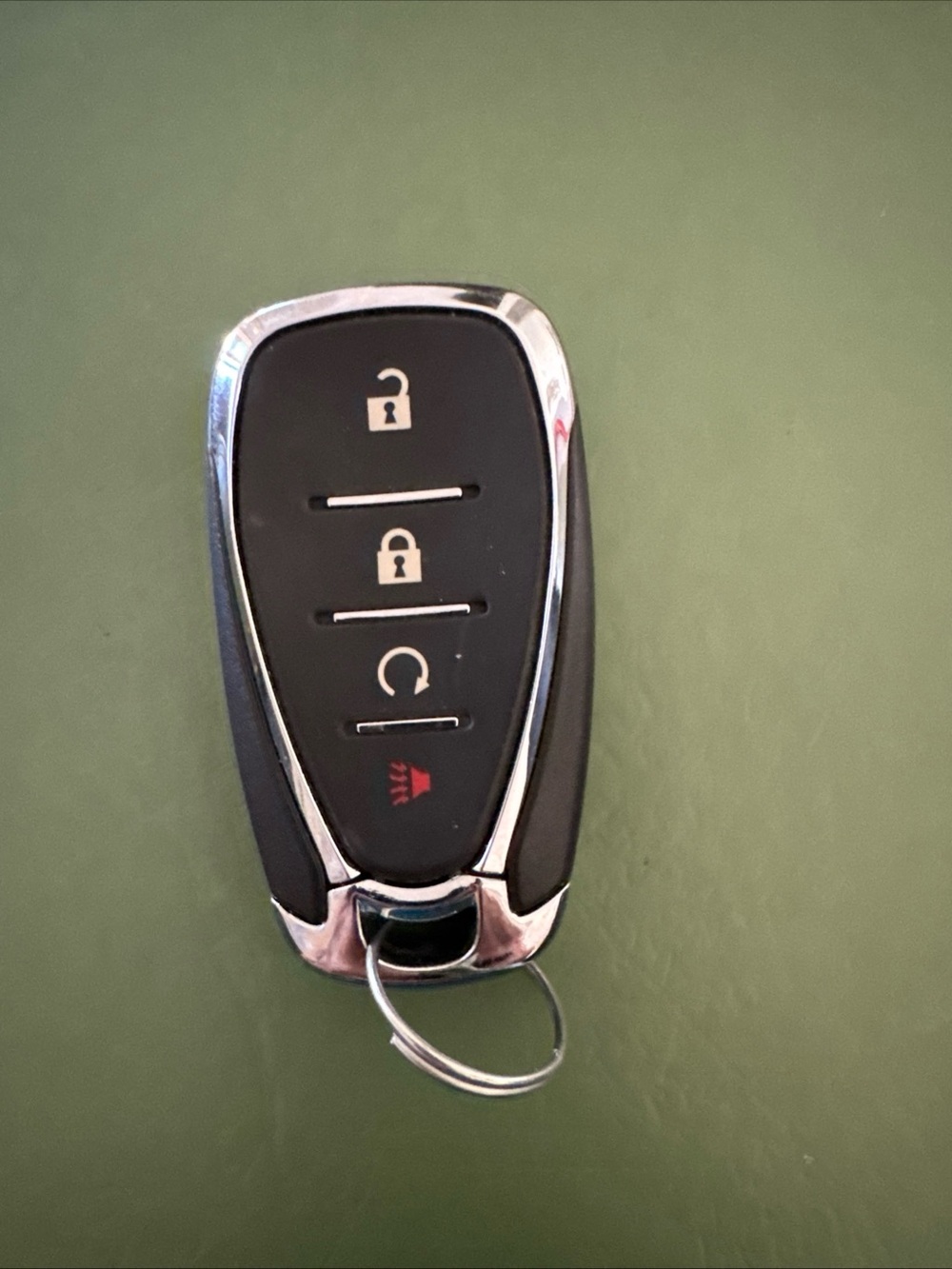 Chevy Black Keyless Remote 4 Button Fob -